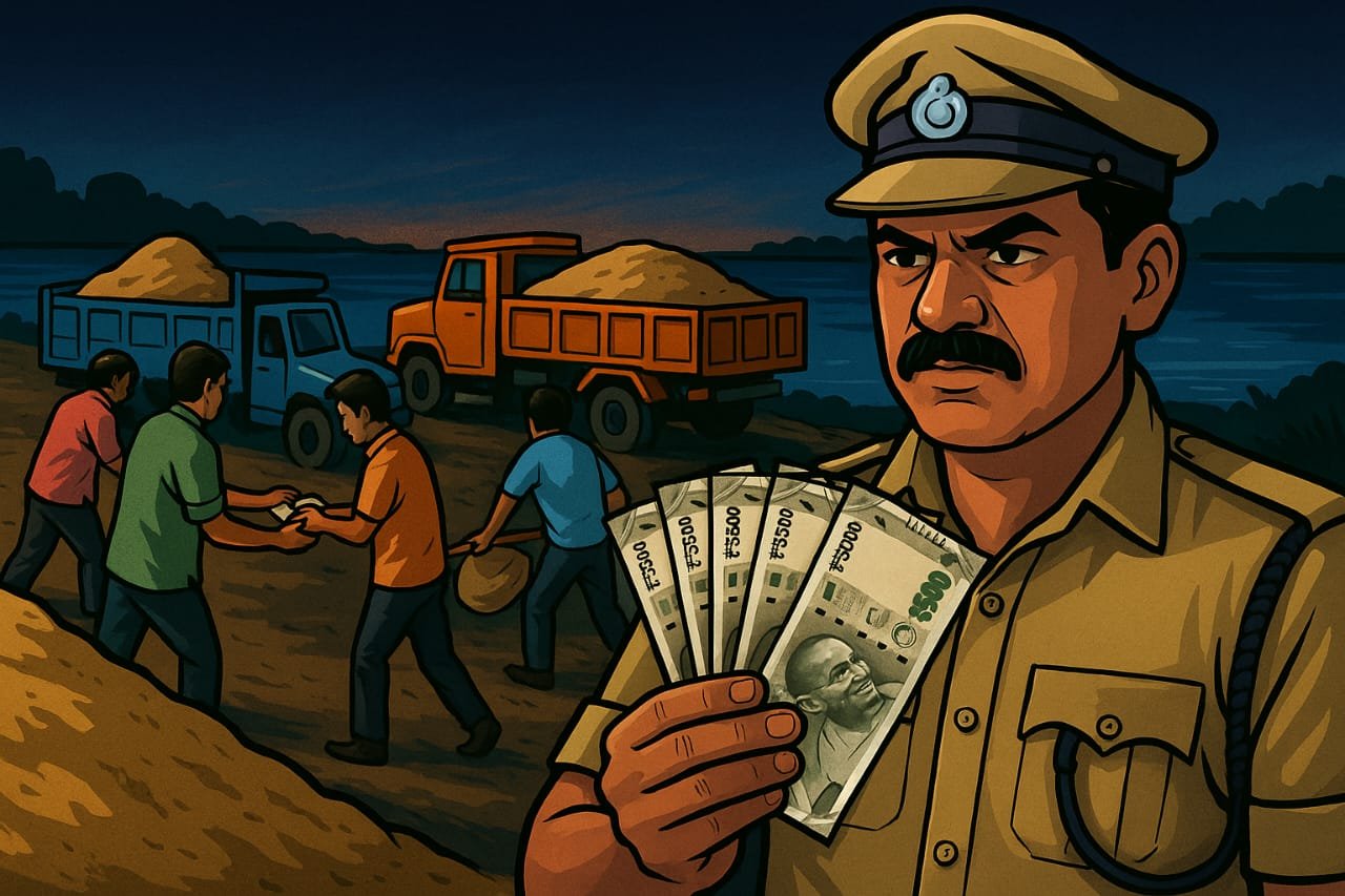 सोन नदी का सीना फिर छलनी रेत माफिया बेलगाम, बुढार में फिर गूंजा अवैध खनन का डंका 