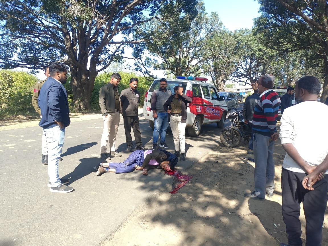 दर्दनाक सड़क हादसा: ड्यूटी जा रहे शिक्षक की अज्ञात वाहन की ठोकर से मौत, पुलिस मौके पर