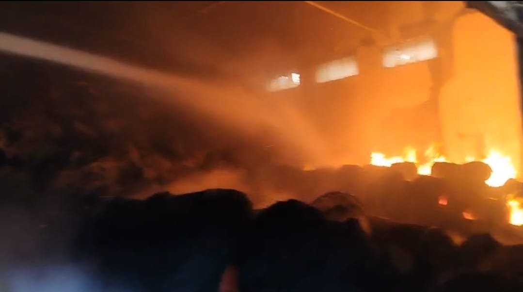 वेयरहाउस में आग ने खोली भंडारण व्यवस्था की पोल, तीन गोदाम जले