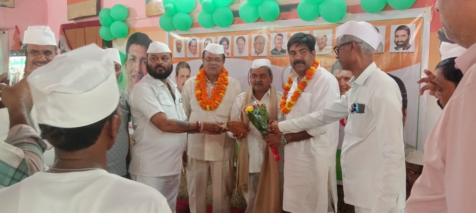 जिला कांग्रेस सेवा दल की बैठक संपन्न। 